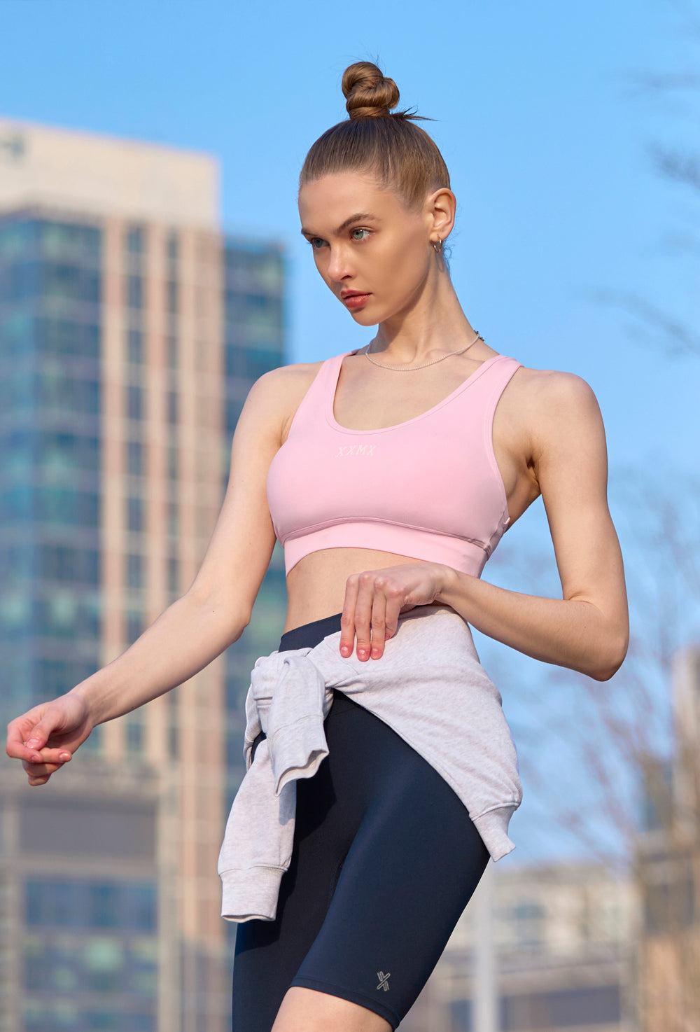 XXMX Basic Support Bra Top - Angel Pink