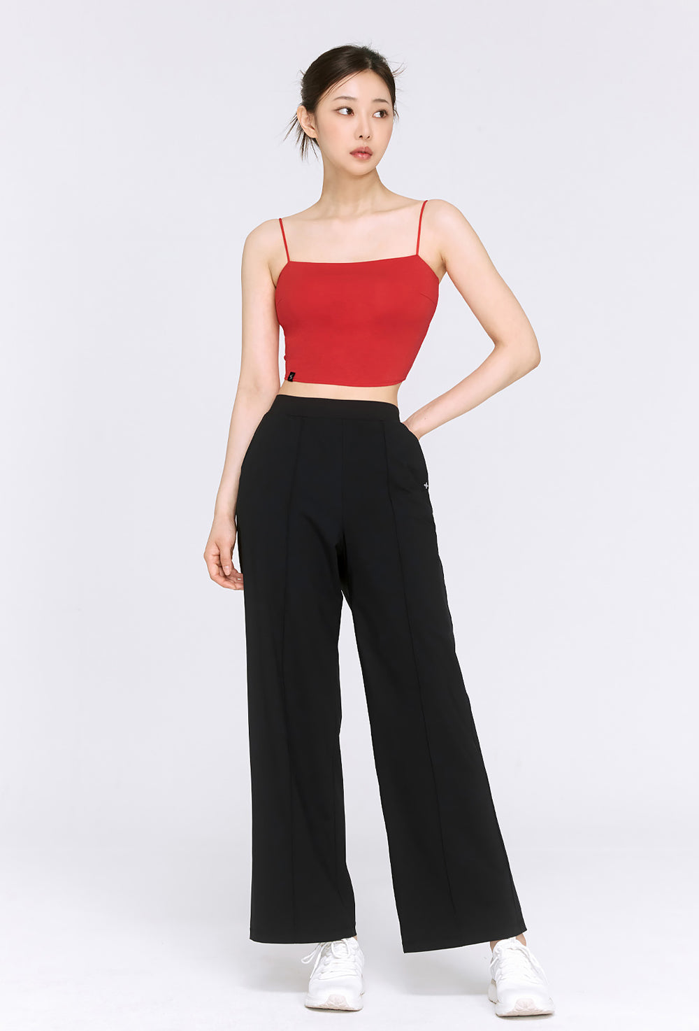 Kelly String Crop Top - Captain Red