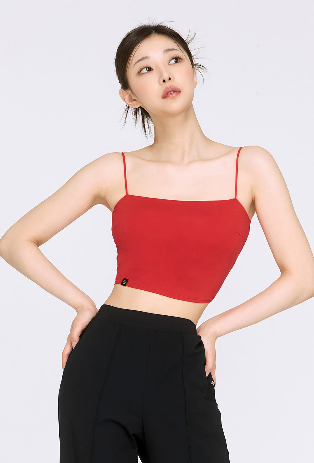 Kelly String Crop Top - Captain Red