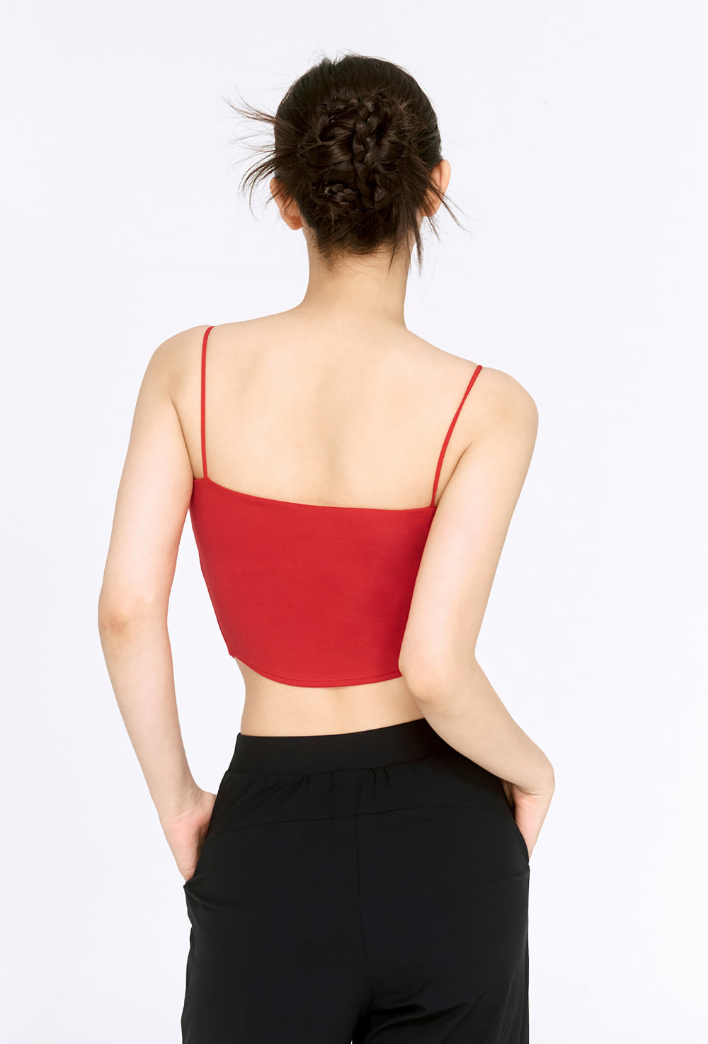 Kelly String Crop Top - Captain Red
