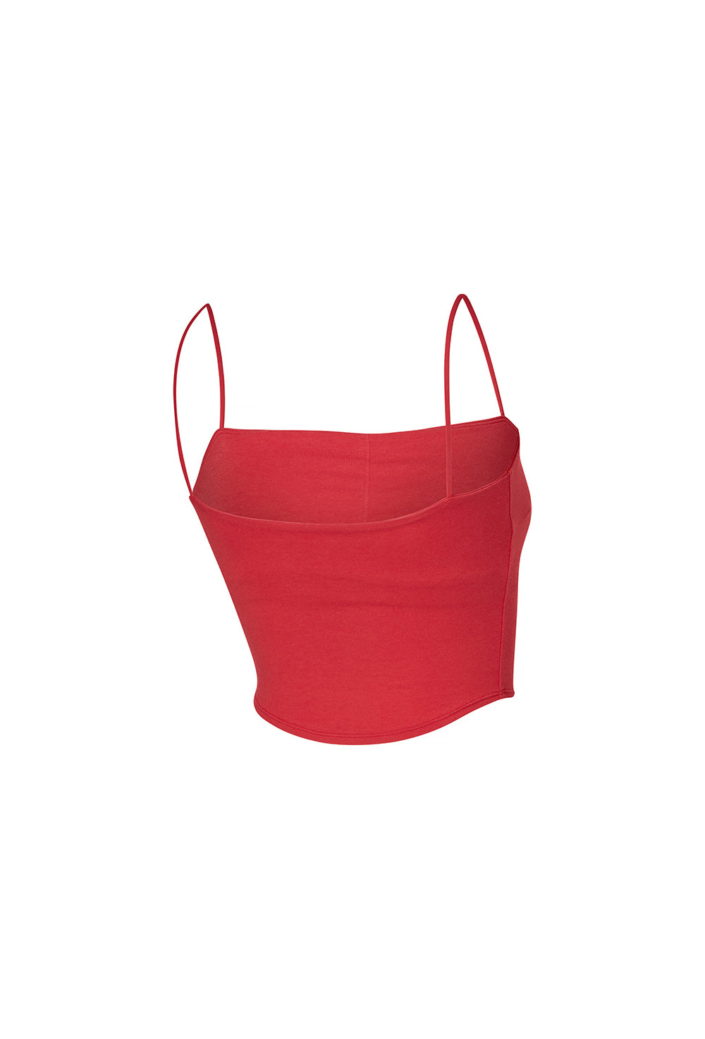 Kelly String Crop Top - Captain Red