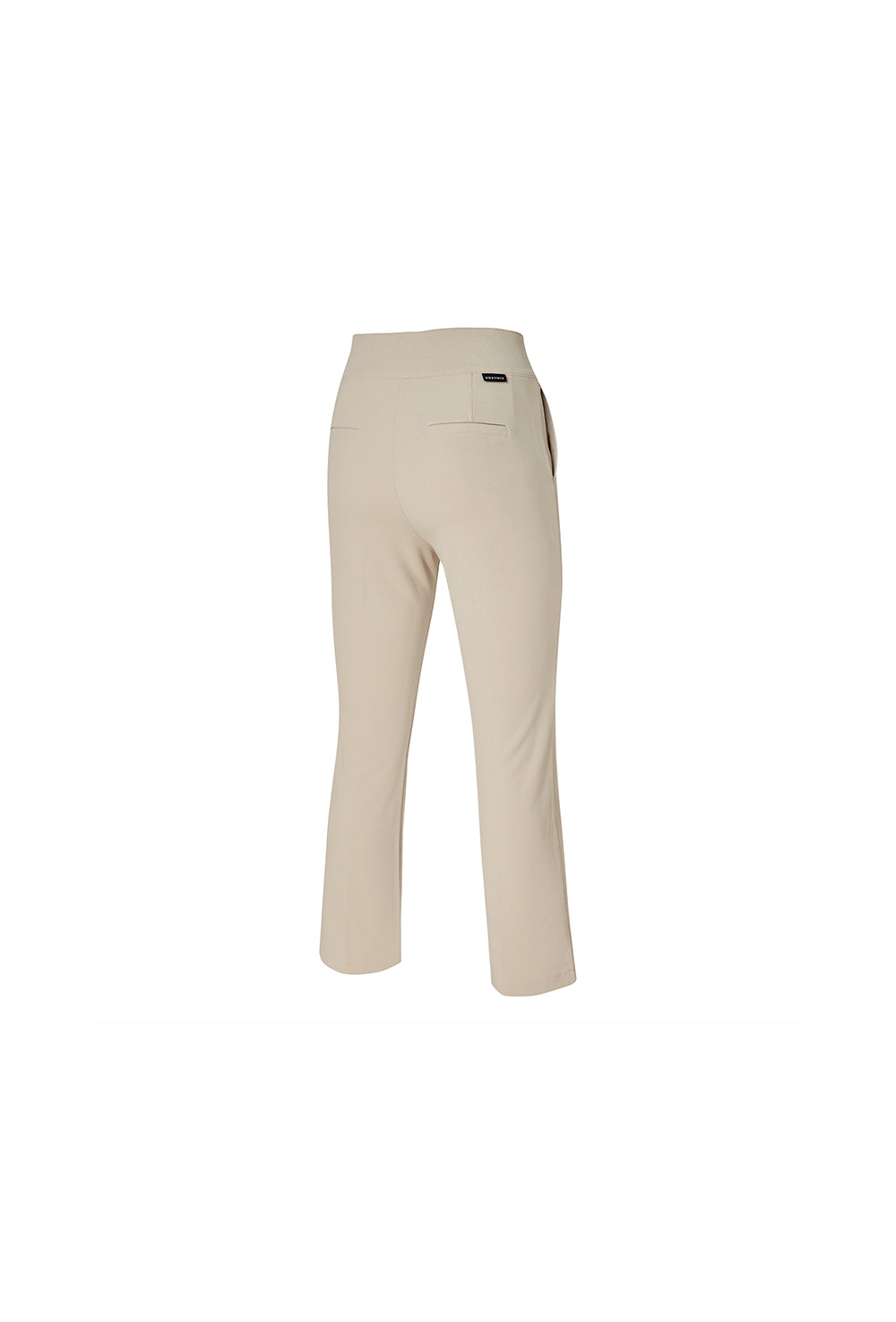 Stretch Banding Boots Cut Slacks - Moon Beam Beige