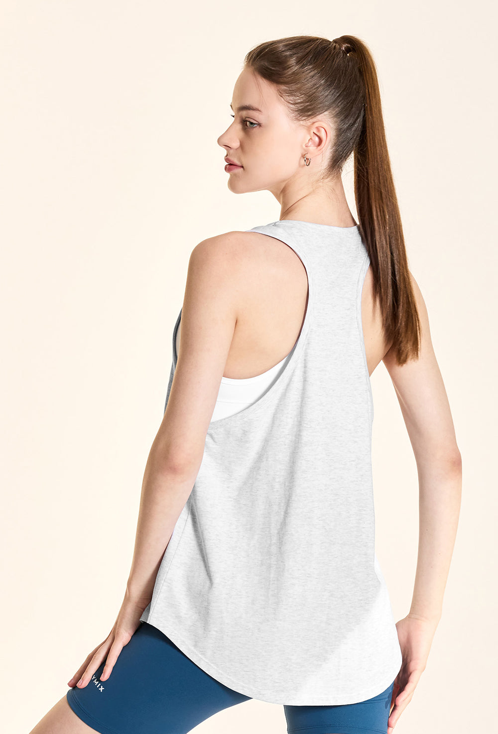 XXMX Cotton Sleeveless - Light Melange