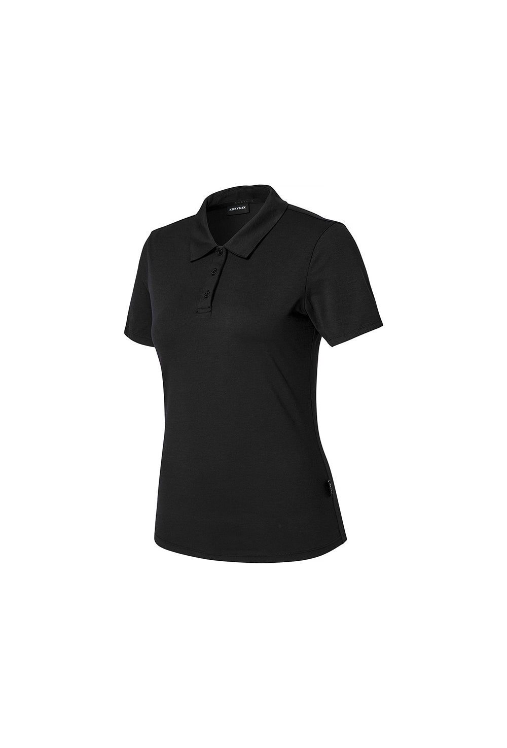 Ecodex Women's Polo Short T-Shirt - Black