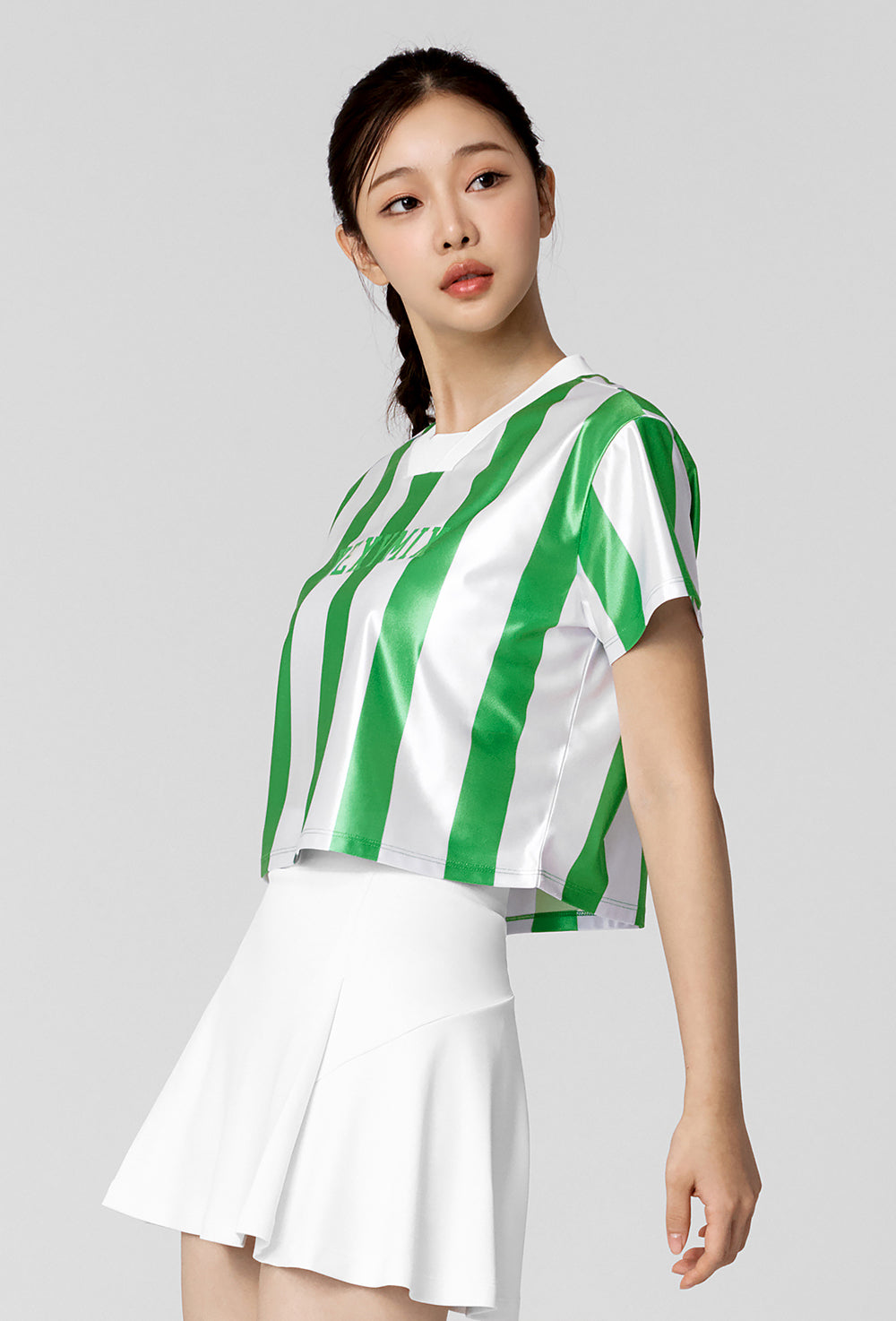 Color Block Jersey Short Sleeve - Clean Green