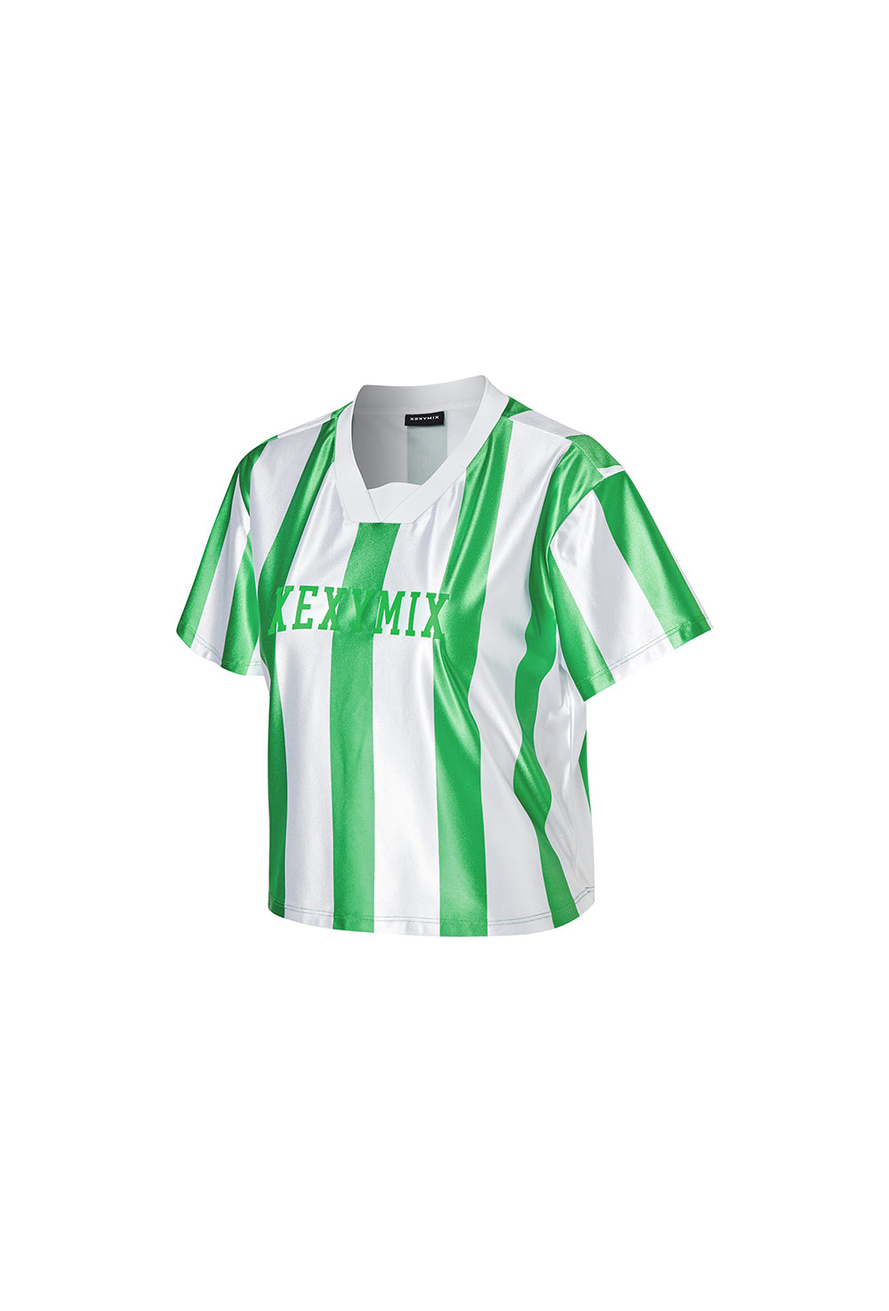 Color Block Jersey Short Sleeve - Clean Green