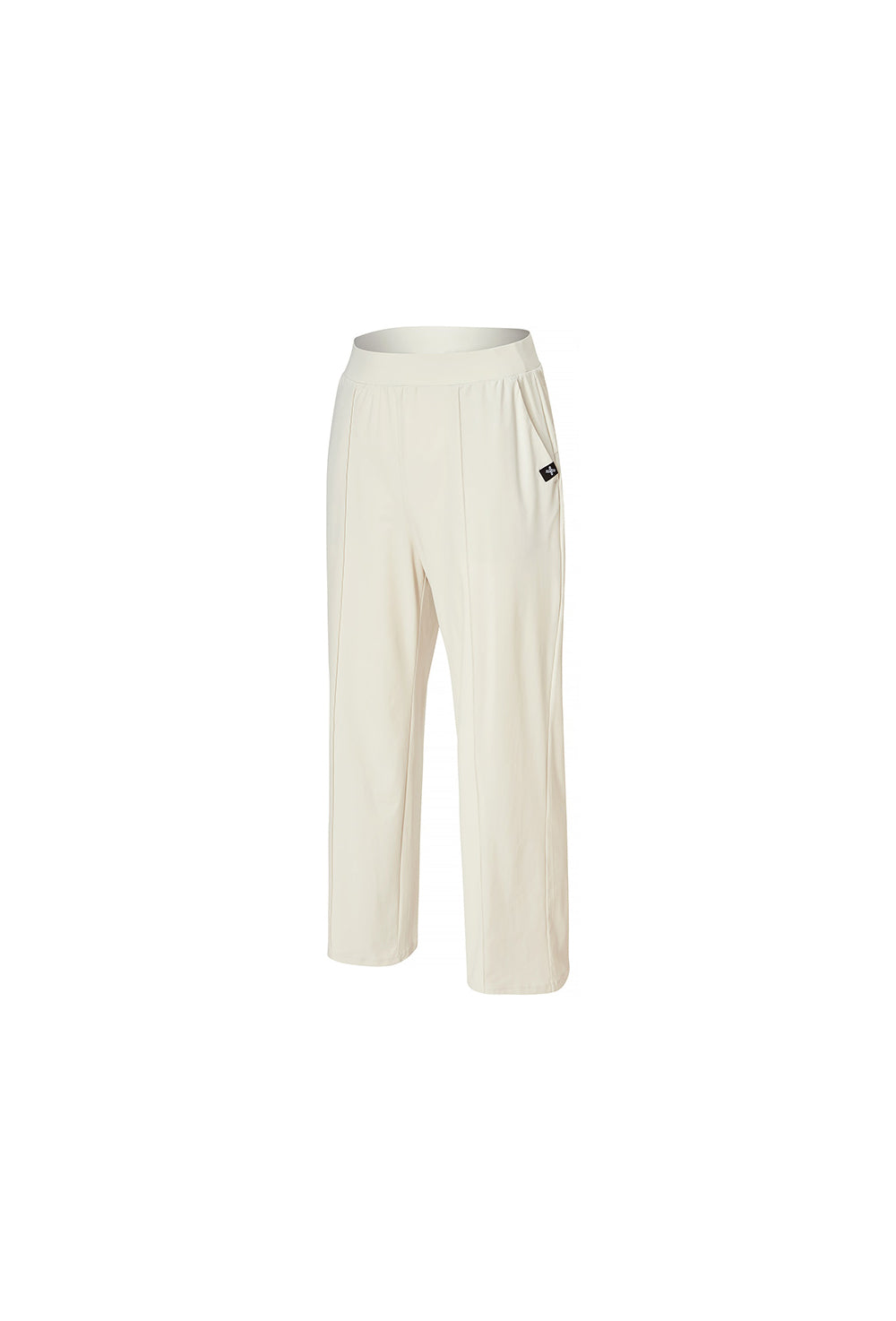 Tricot Pintuck Wide Pants - Milk Latte