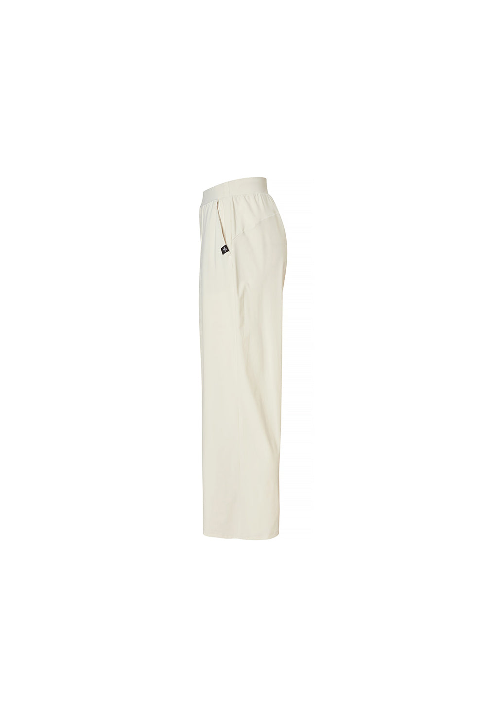 Tricot Pintuck Wide Pants - Milk Latte