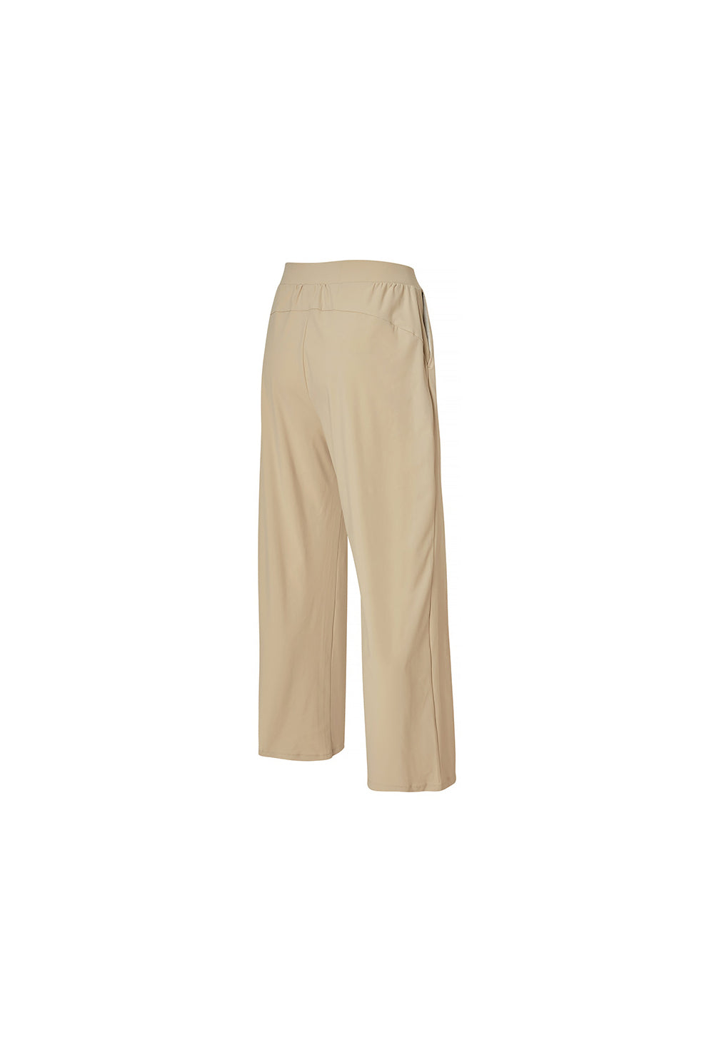 Tricot Pintuck Wide Pants - Toast Almond