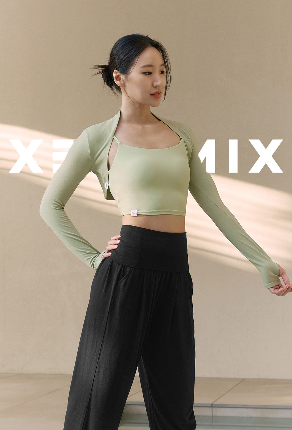 Black Label Signature 300N Basic Bra Top - Fog Green