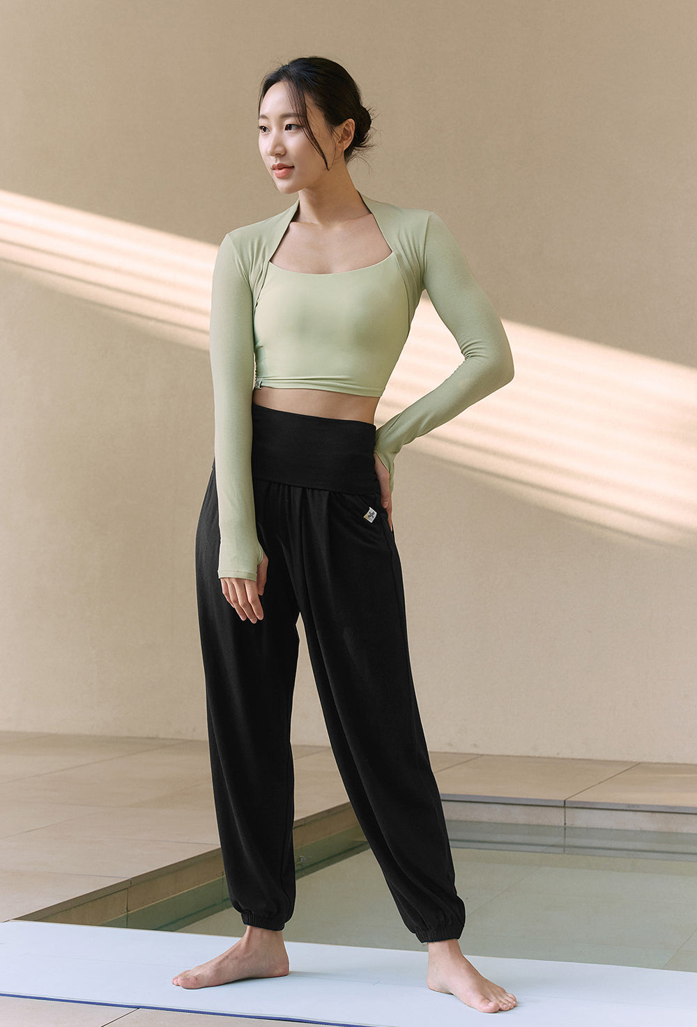Black Label Signature 300N Basic Bra Top - Fog Green