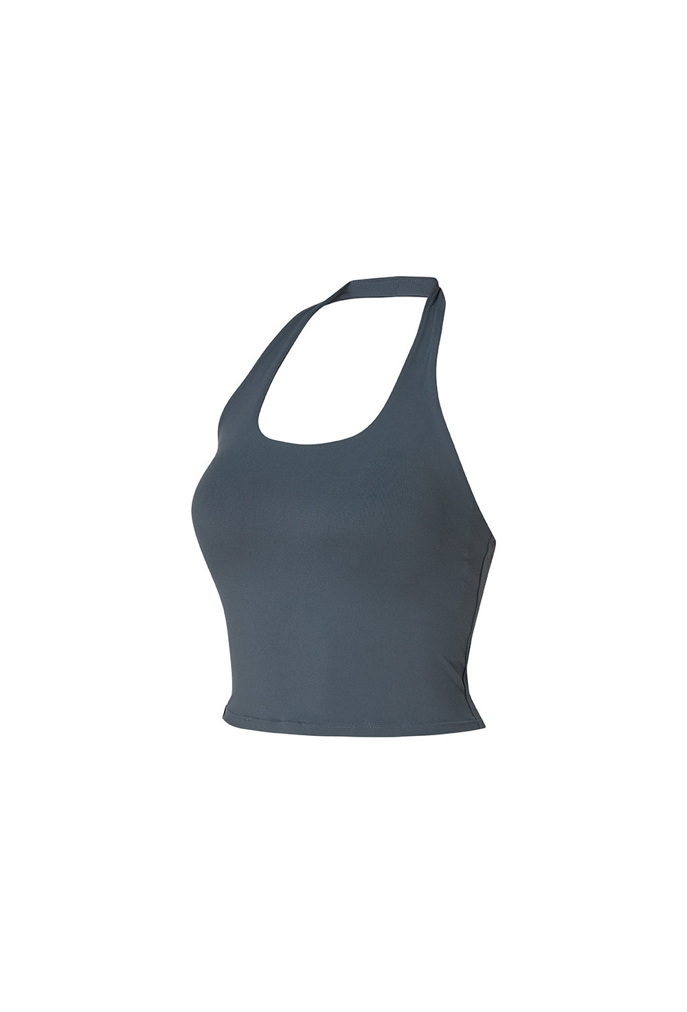Soft Halter Yoga Top - Dark Slate