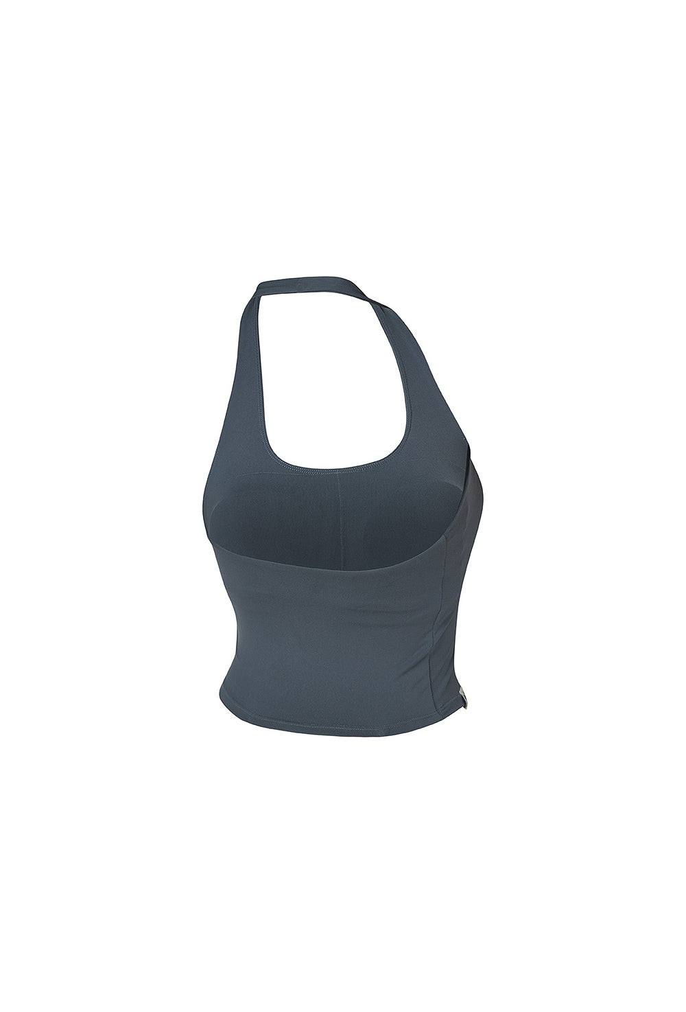 Soft Halter Yoga Top - Dark Slate