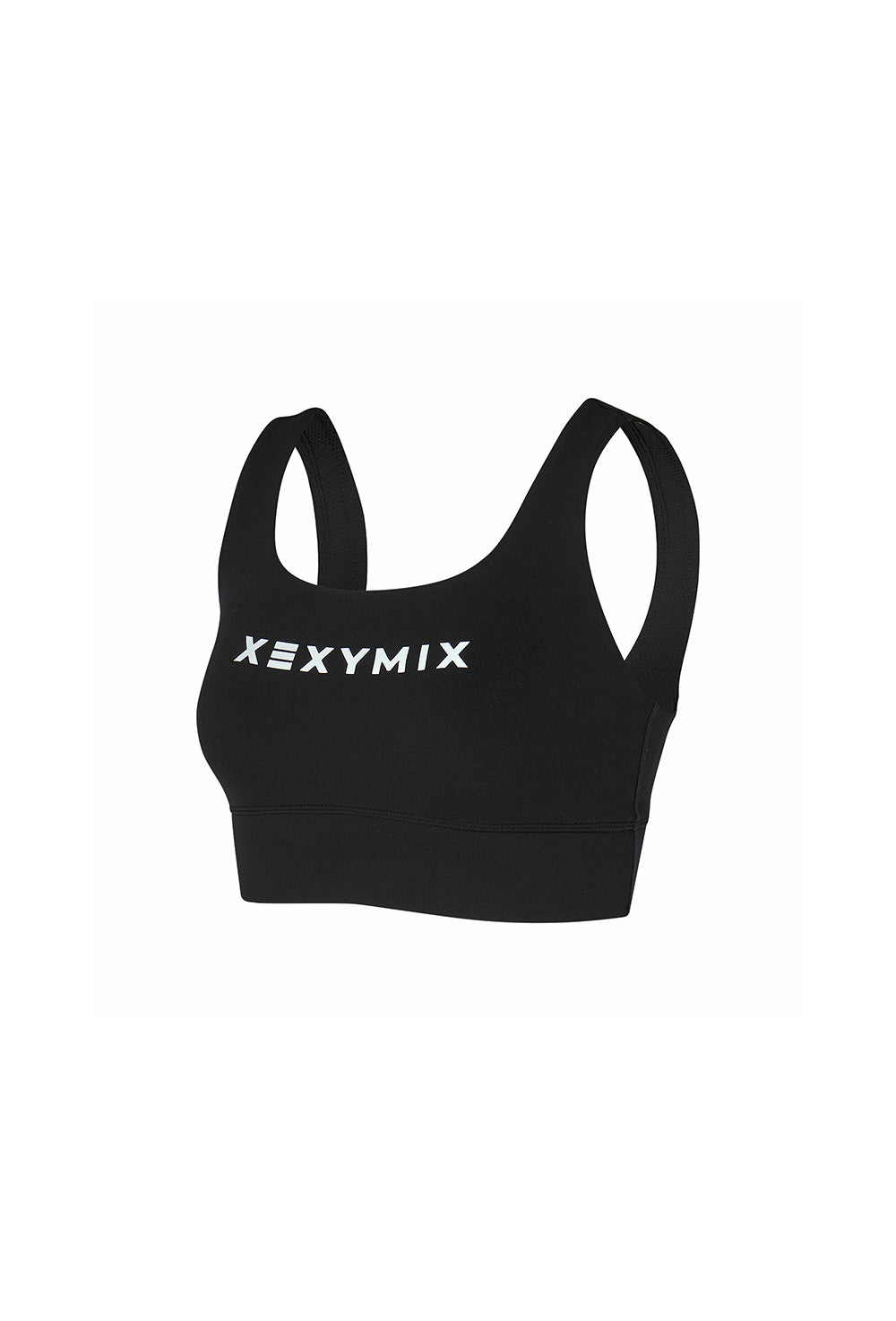 Black Label Signature Power Rise Bra Top - Black