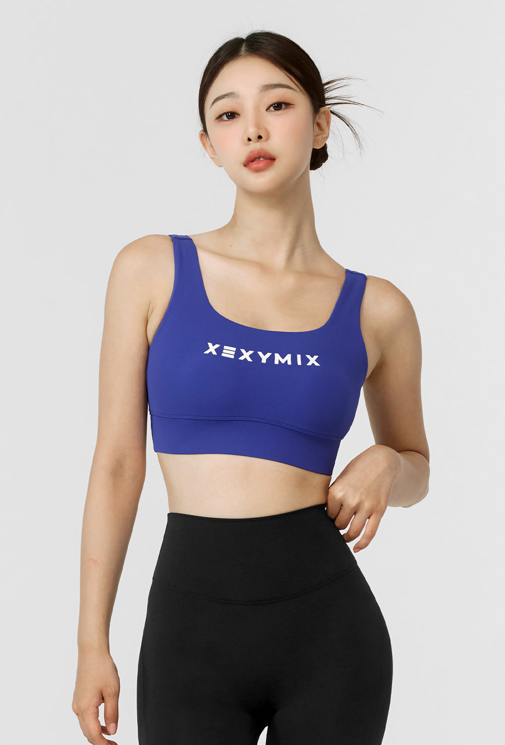 Black Label Signature Power Rise Bra Top - Dazzling Blue