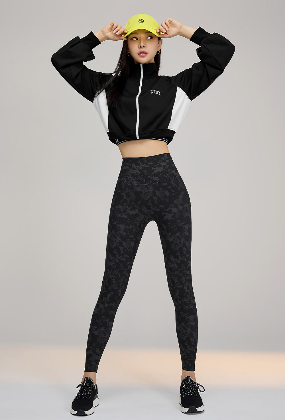 XELLA Intension Camouflage Leggings - Camo Magnet Gray