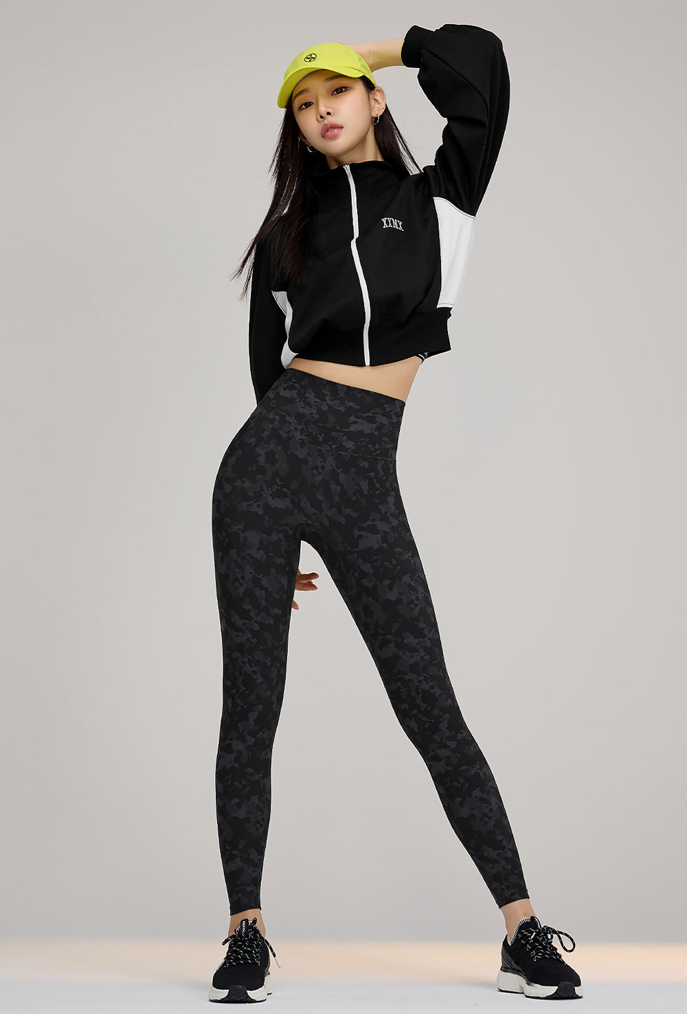 XELLA Intension Camouflage Leggings - Camo Magnet Gray