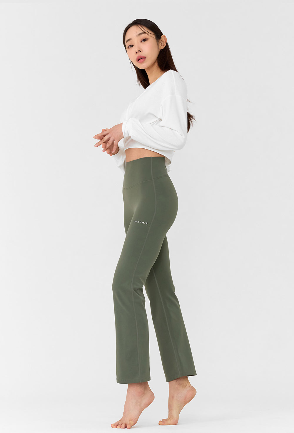 Wrap Tie Crop T-Shirt - Ivory