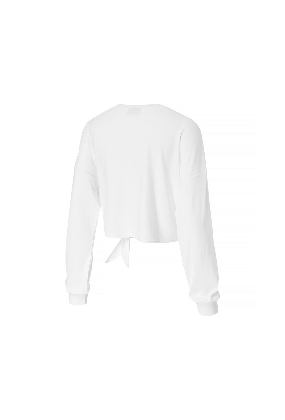 Wrap Tie Crop T-Shirt - Ivory