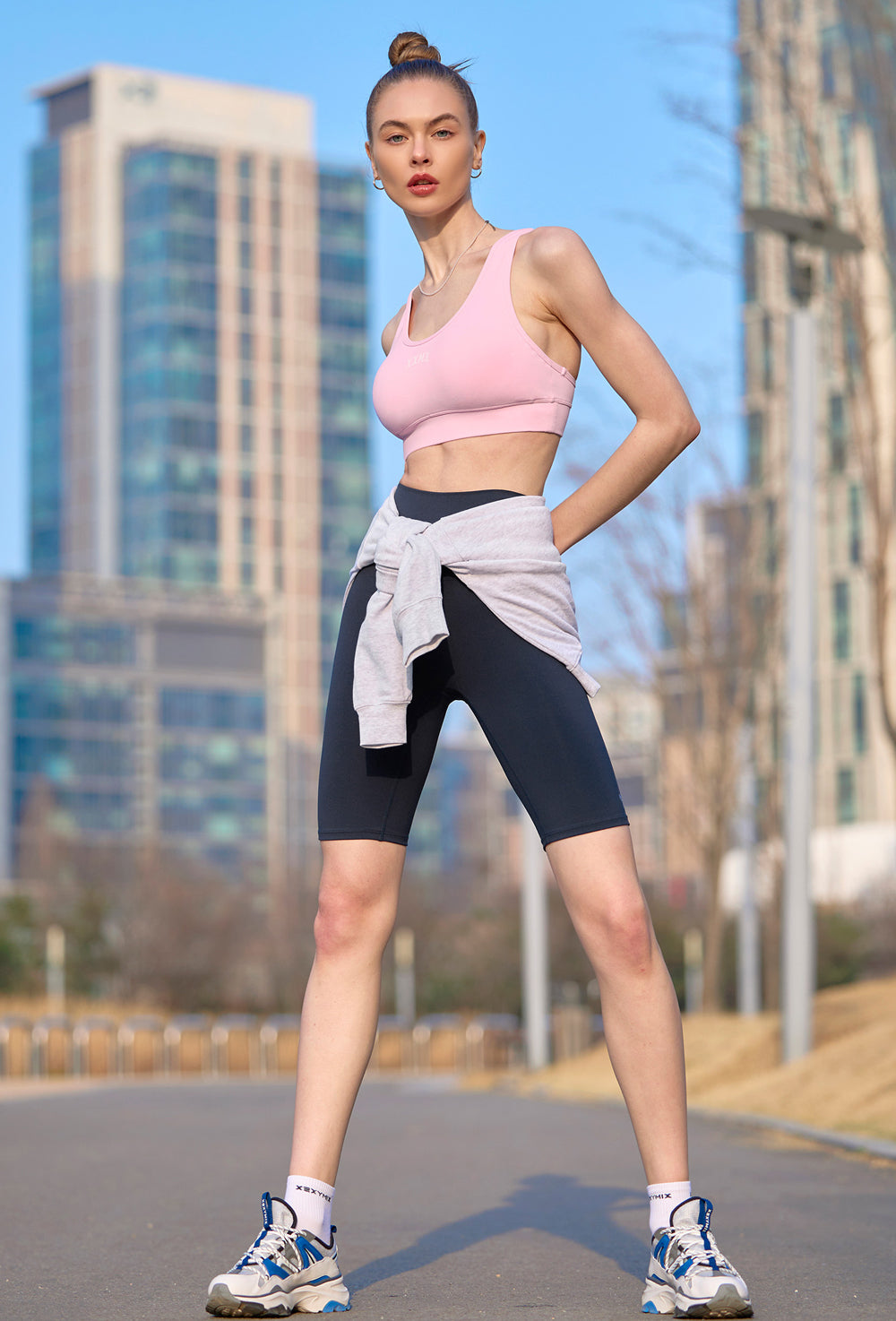 XELLA Intention 5 Biker Shorts - Ocean Navy