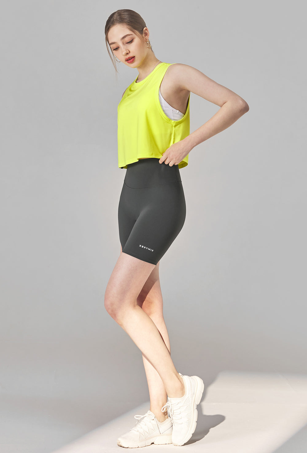 Black Label 360N Leggings 3.5 Shorts - Iron Charcoal