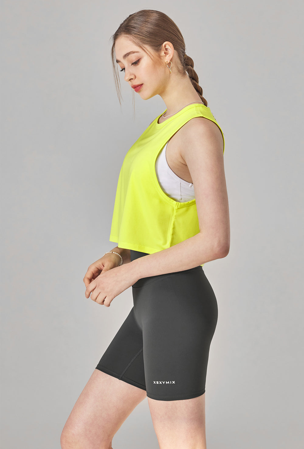 Black Label 360N Leggings 3.5 Shorts - Iron Charcoal