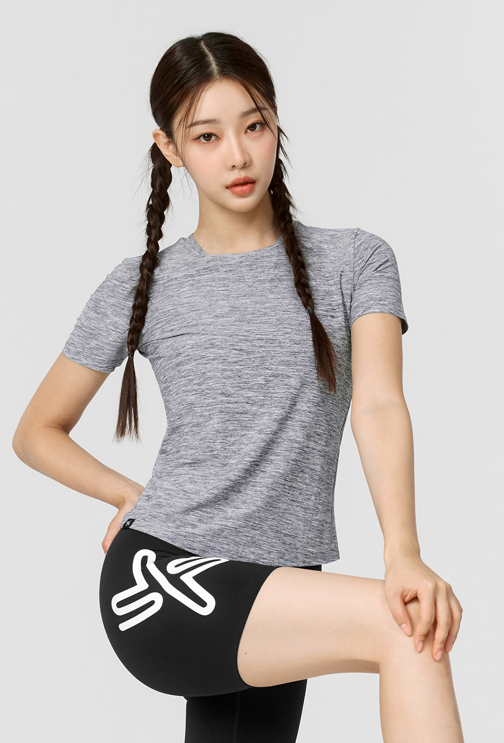 Ice Feather Light Short Sleeve - Heather Gray