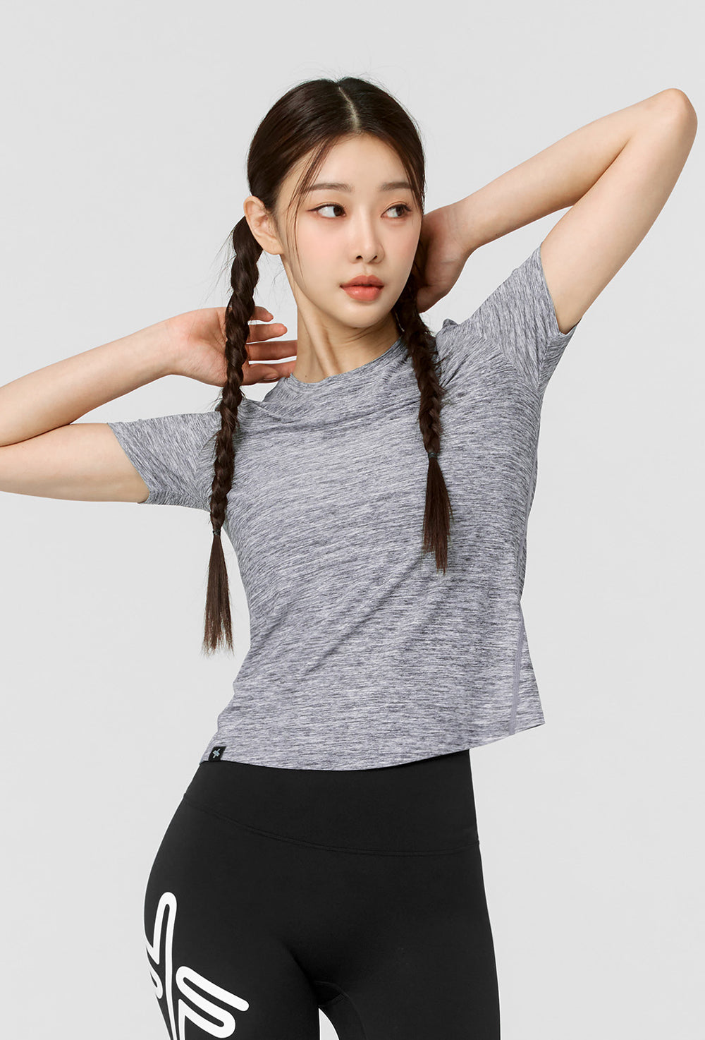 Ice Feather Light Short Sleeve - Heather Gray