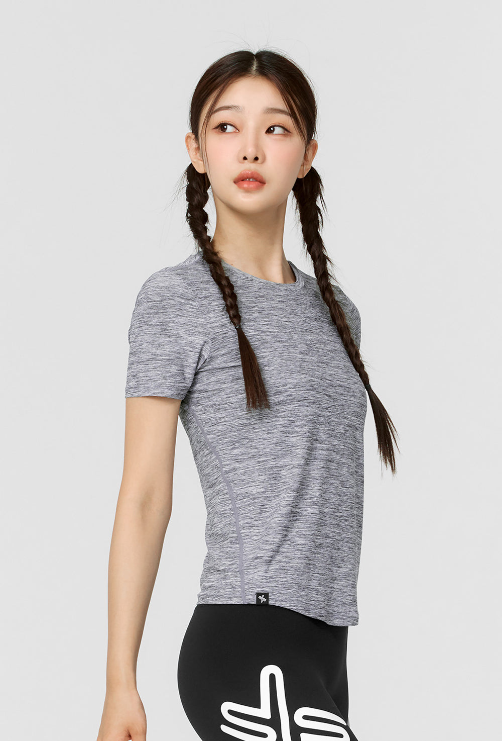 Ice Feather Light Short Sleeve - Heather Gray