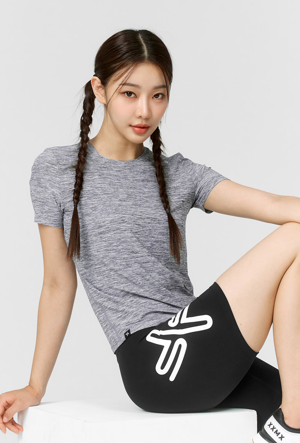 Ice Feather Light Short Sleeve - Heather Gray