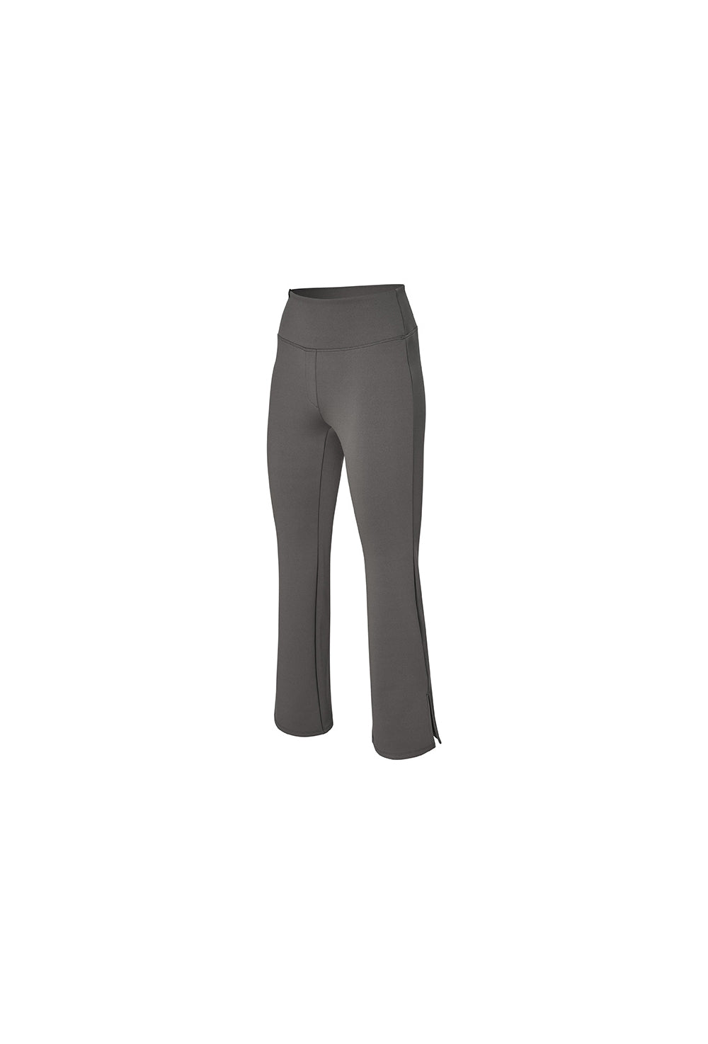 Stretch Formal Boots Cut Slit Pants - Pebble Gray