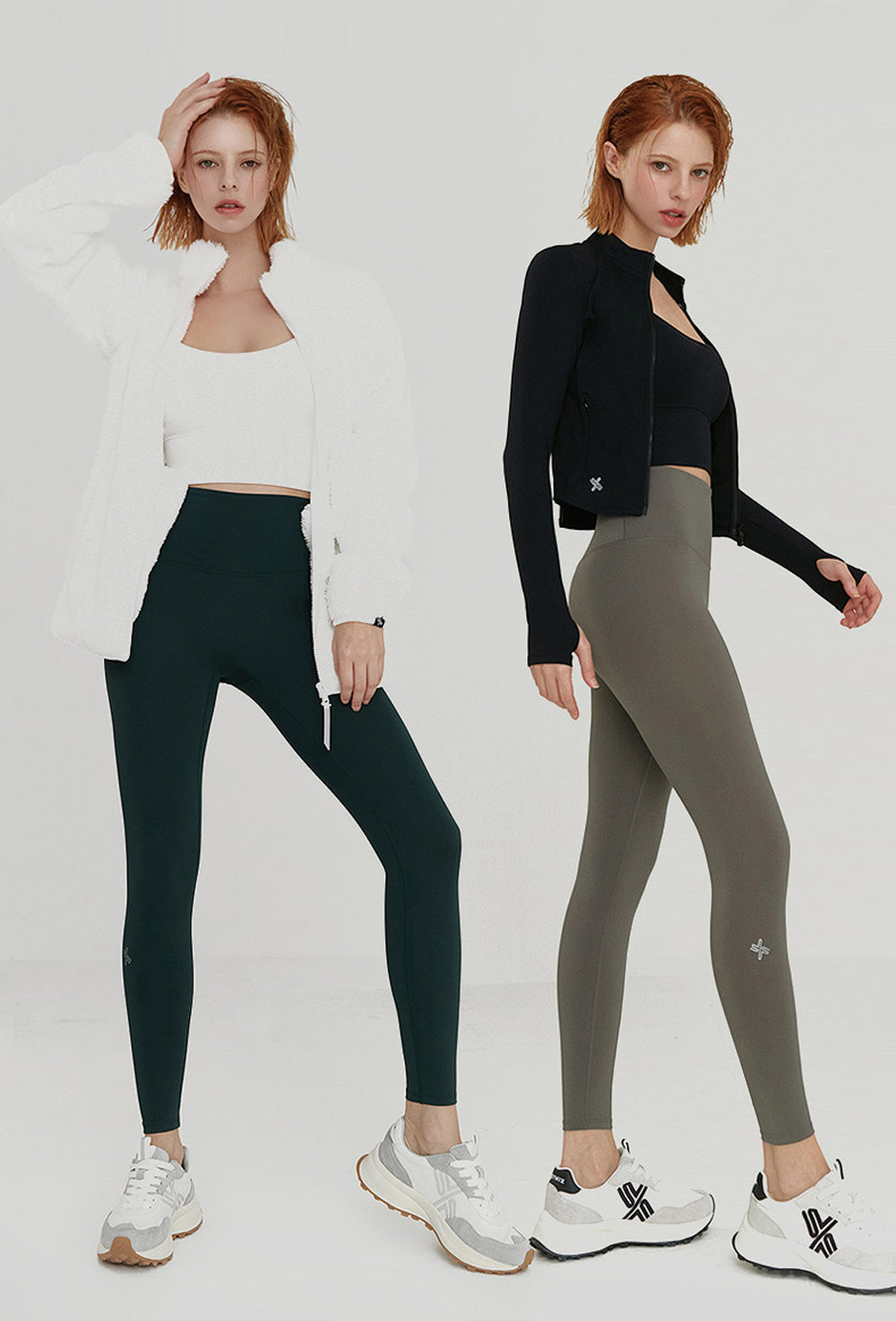 Cella Uptension Leggings - Khaki Gray