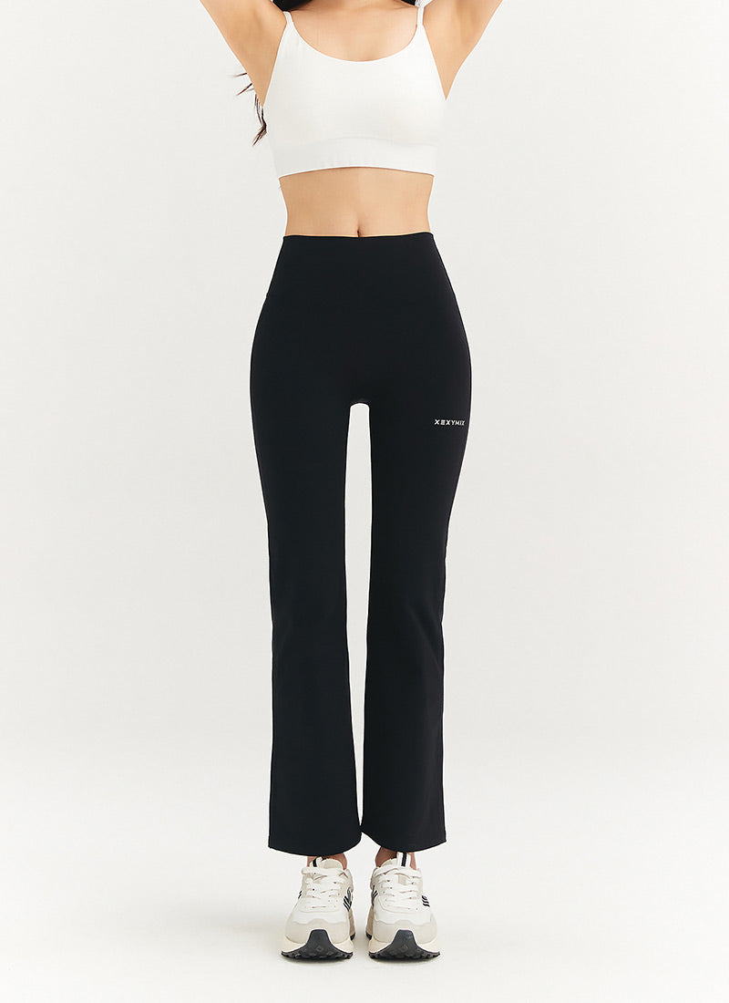 Black Label Signature 360N Napping Boots Cut Pants - Black