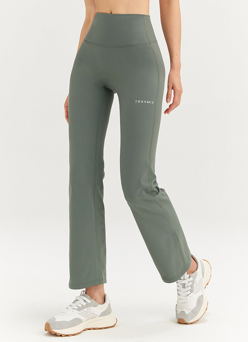 Black Label Signature 360N Napping Boots Cut Pants - Agave Green