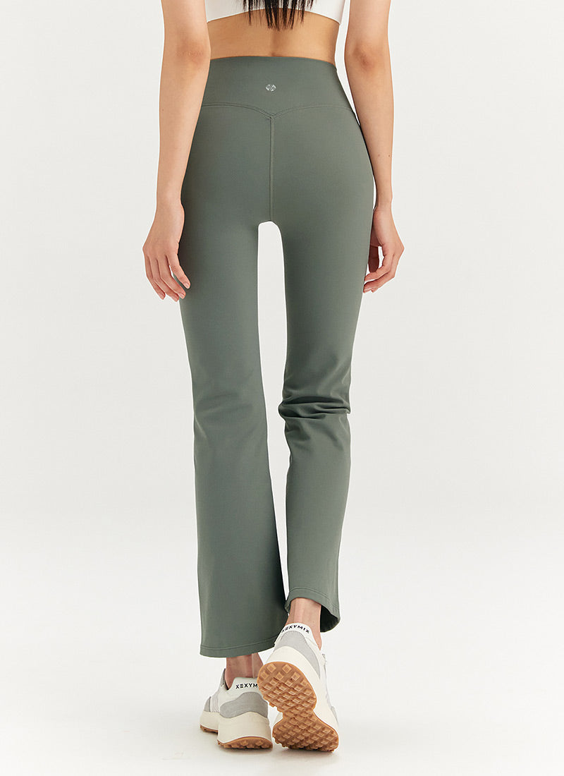 Black Label Signature 360N Napping Boots Cut Pants - Agave Green