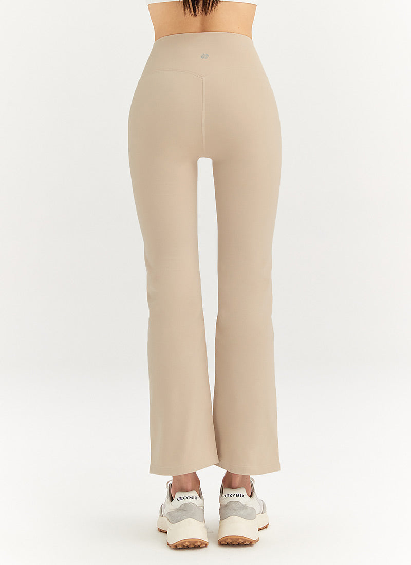 Black Label Signature 360N Napping Boots Cut Pants - Sand Skin