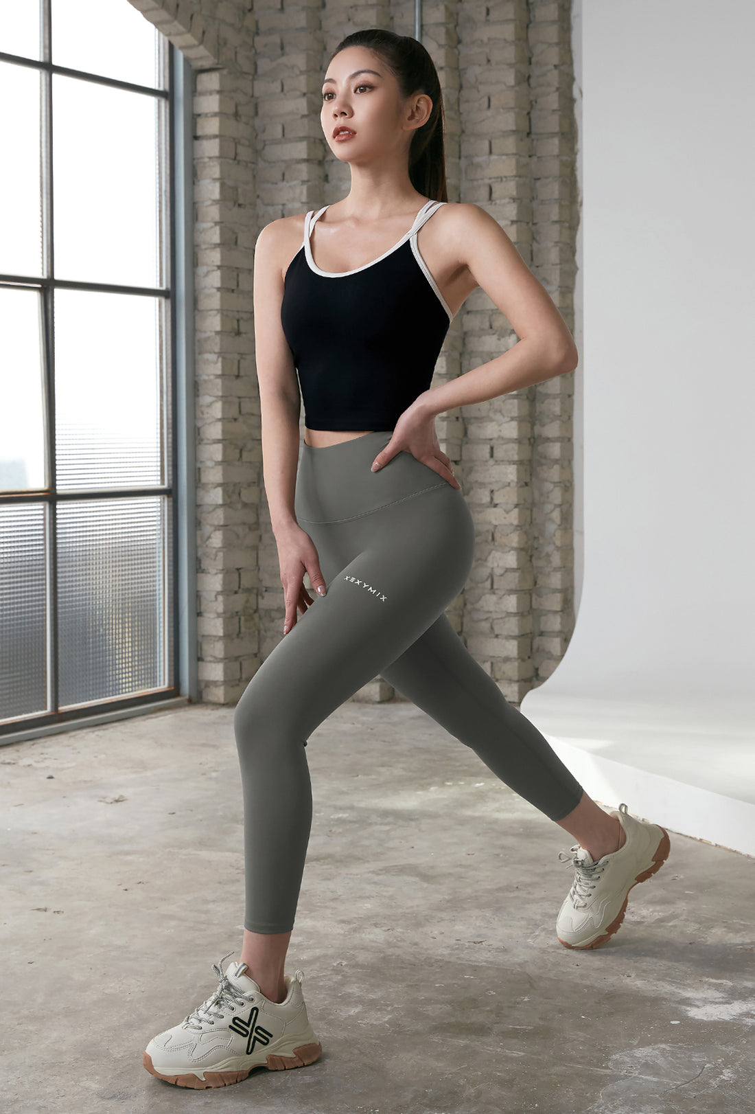 Black Label Signature 360N 8.5 Leggings - Ash Mood