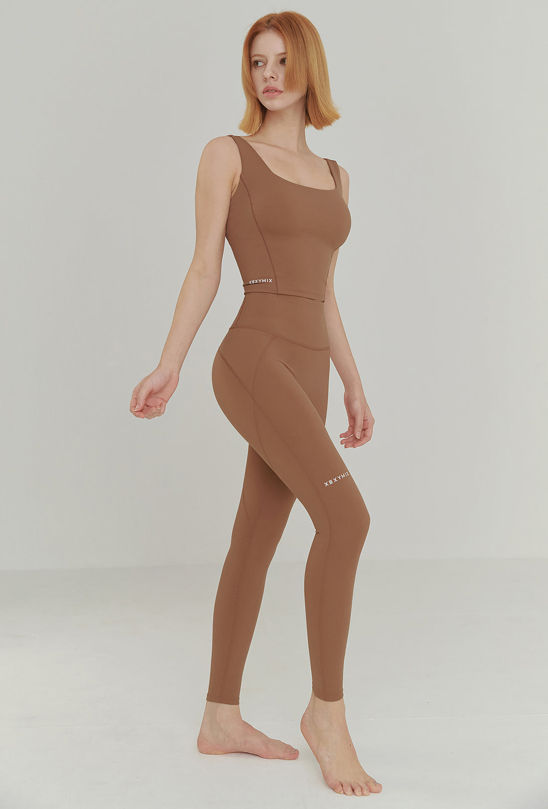 XEXYMIX Black Label Signature 380N Leggings - Caramel Bun