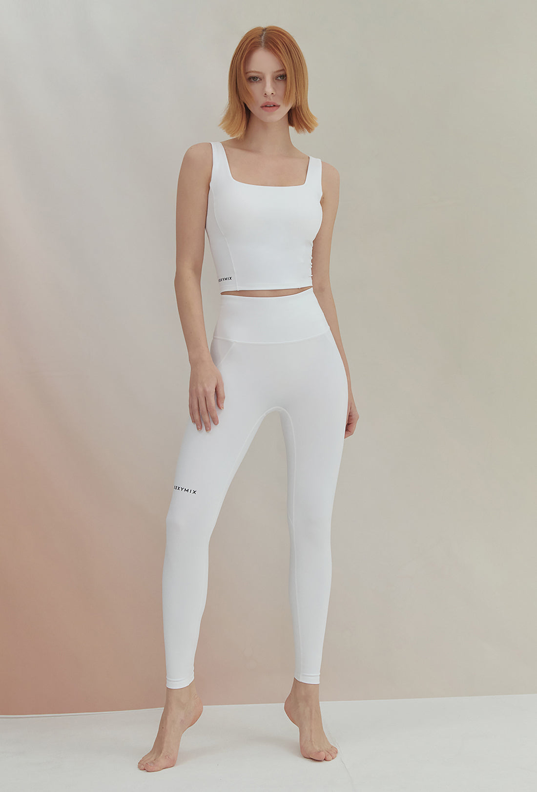XEXYMIX Black Label Signature 380N Leggings - Ivory