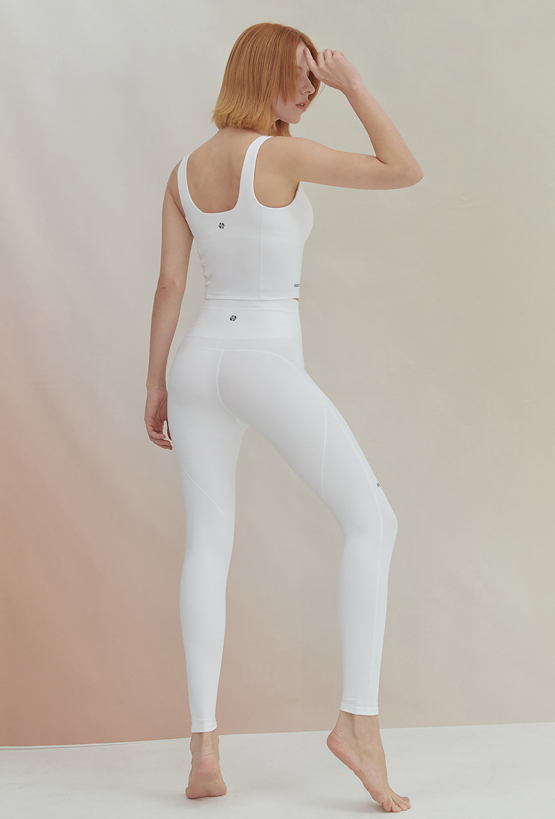 XEXYMIX Black Label Signature 380N Leggings - Ivory