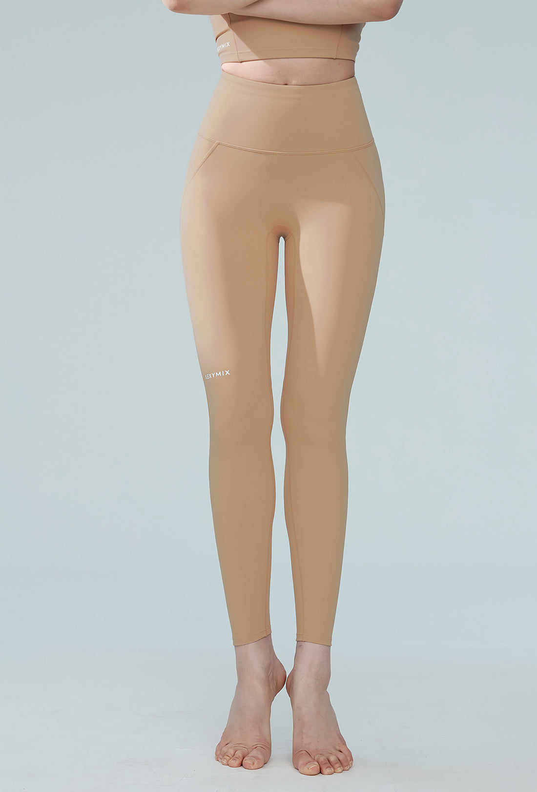 XEXYMIX Black Label Signature 380N Leggings - Sand Puff