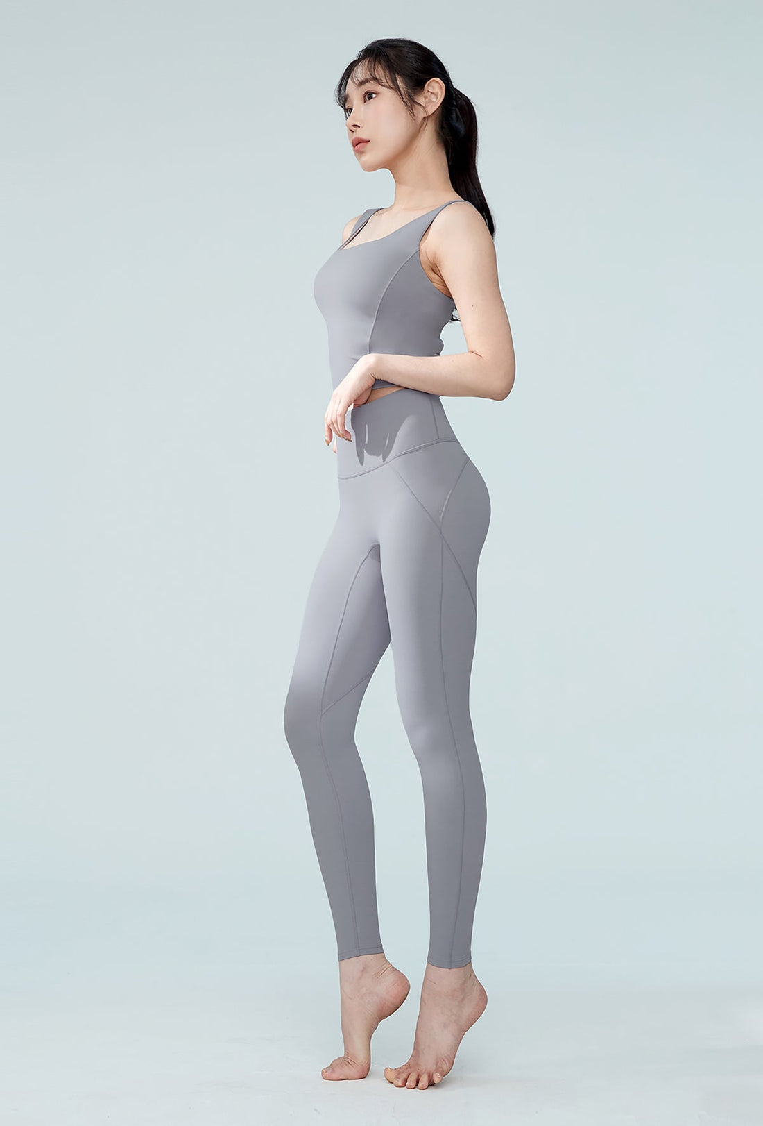 Black Label Signature 380N Leggings - Aurora Gray