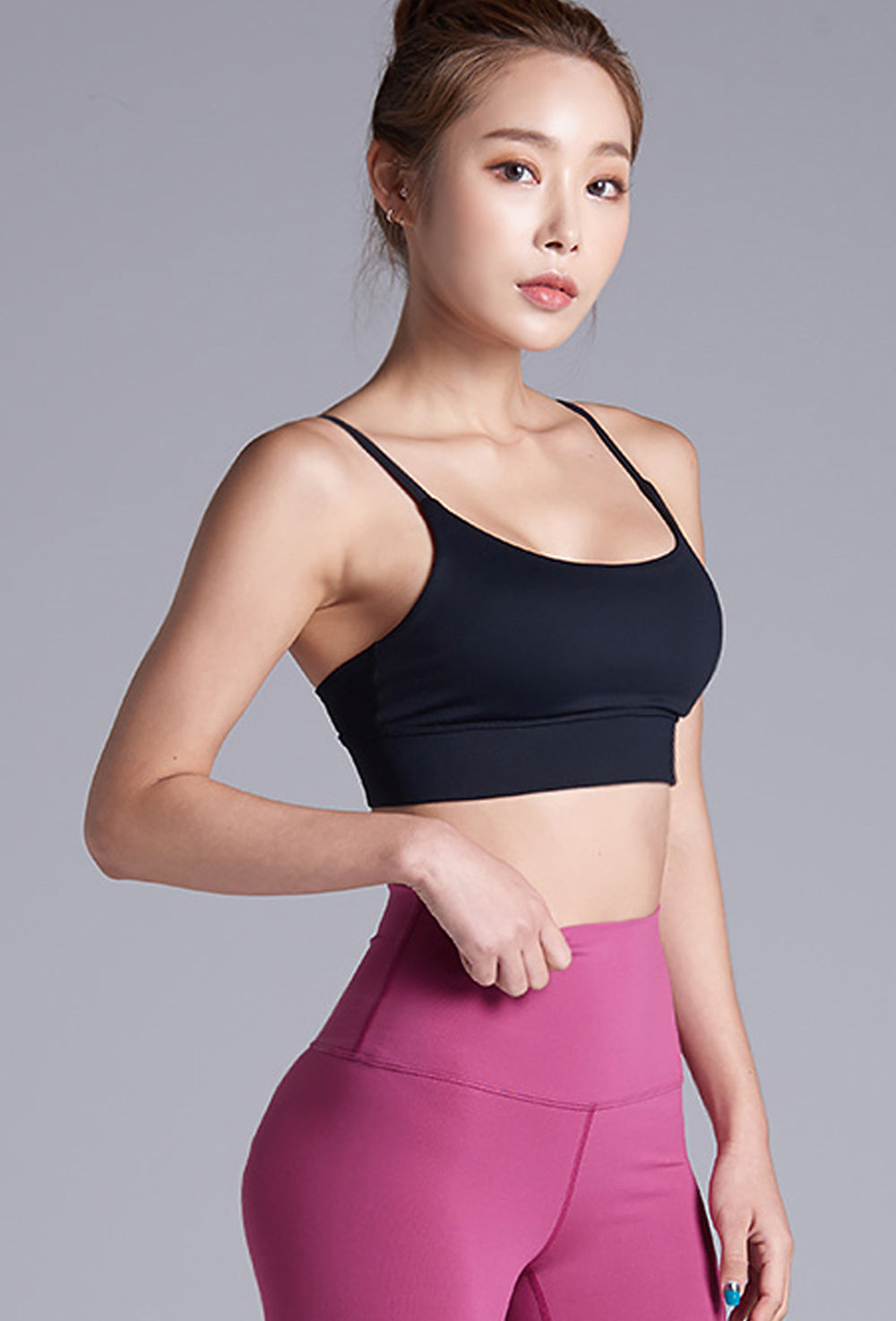 XEXYMIX Basic Bra Top - Black