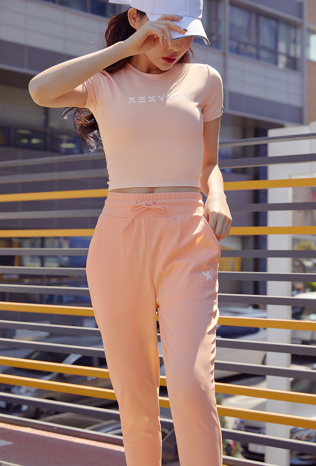 Heva Crop Top - Baby Pink