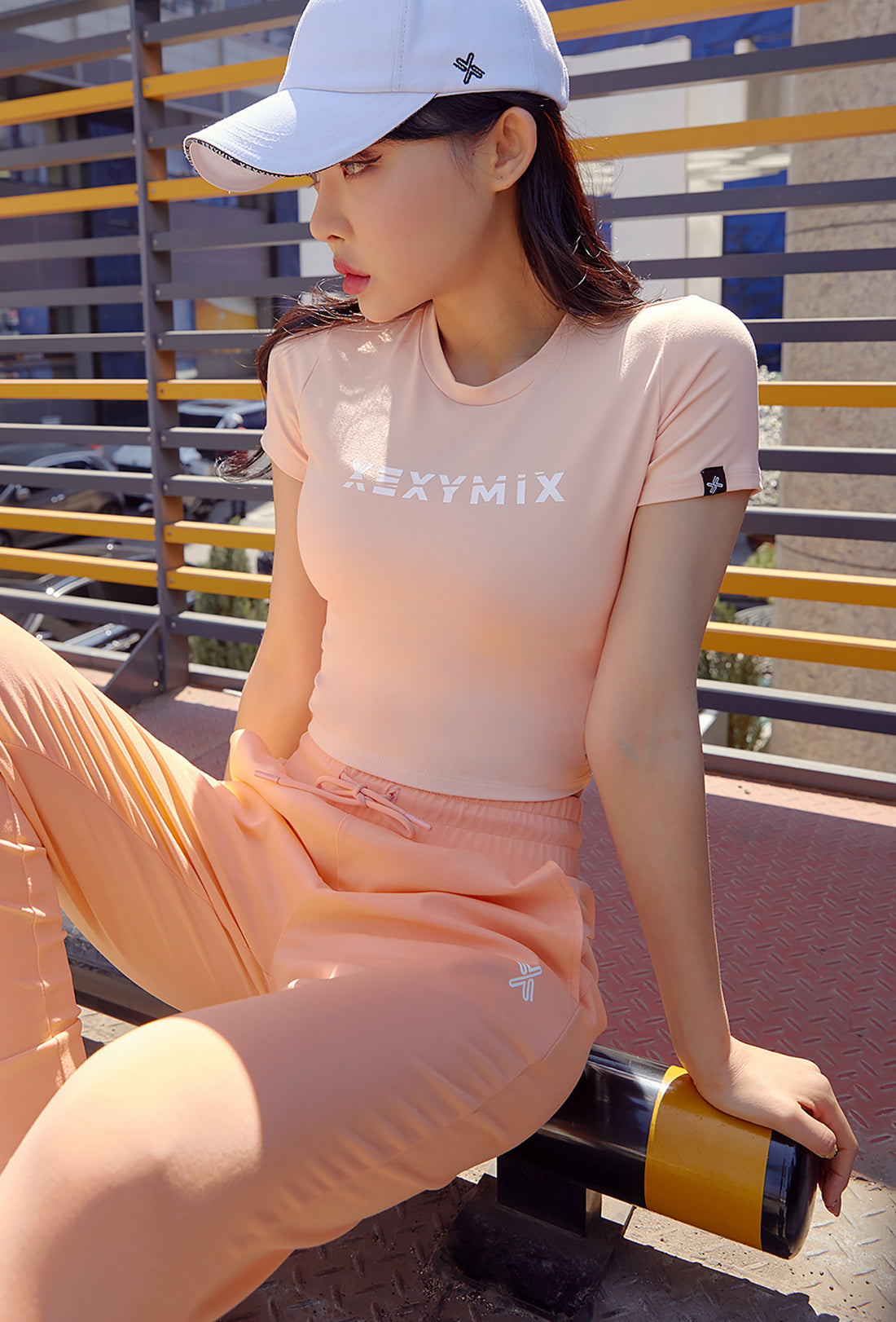 Heva Crop Top - Baby Pink