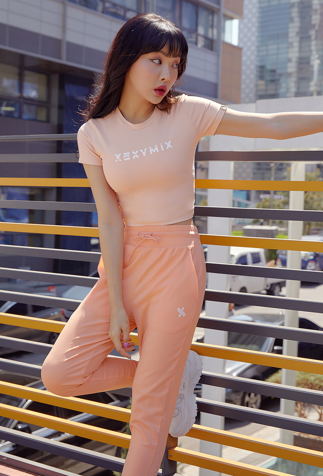 Heva Crop Top - Baby Pink
