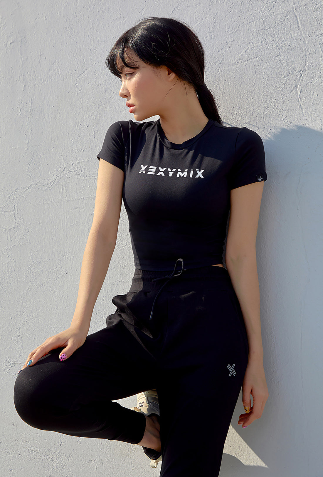 Heva Crop Top - Black