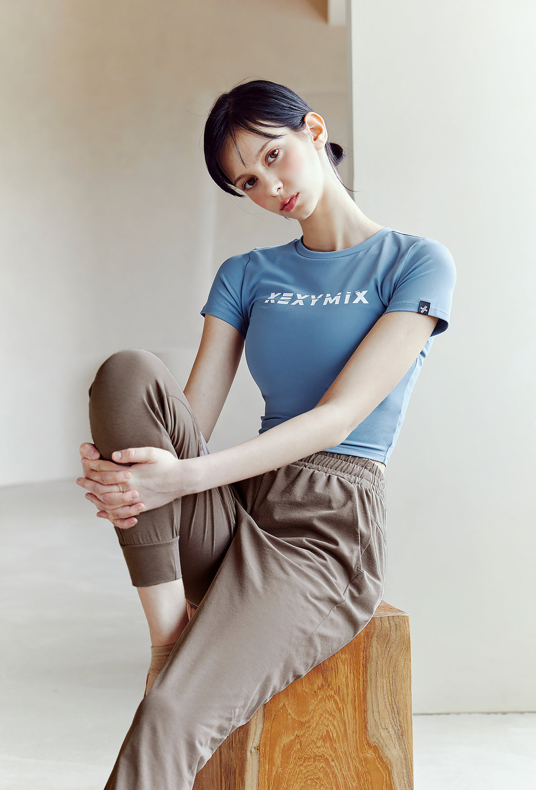 Heva Crop Top - Cy Blue