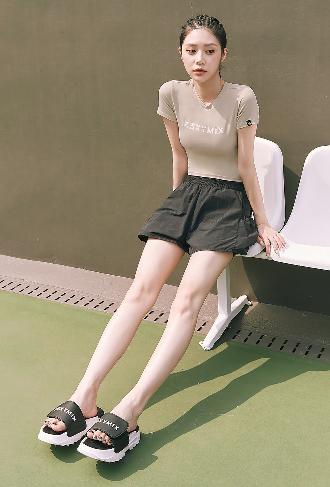 Heva Crop Top - Doeskin Beige