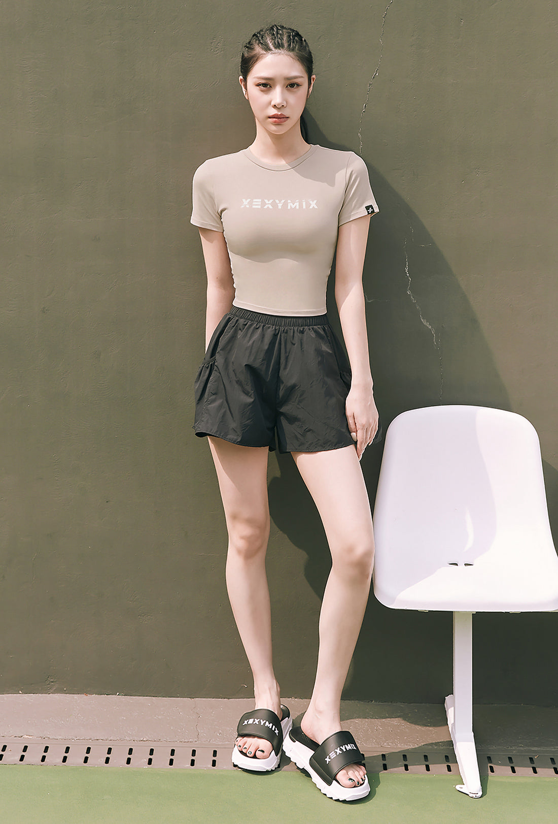 Heva Crop Top - Doeskin Beige